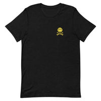 Acid Smiley Unisex T-Shirt-Black Heather-Rave Division