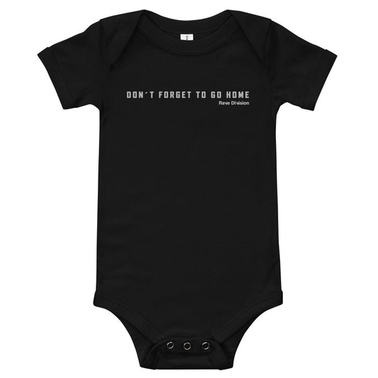 Berghain Baby T-Shirt Onesie-Black-Rave Division