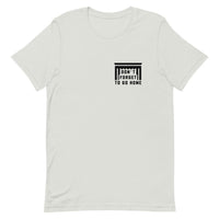 Don't Forget To Go Home Unisex T-Shirt-Silver-Rave Division