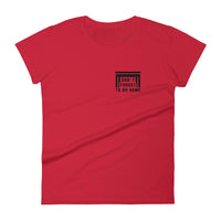 Don't Forget To Go Home Women T-Shirt-Red-Rave Division