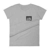 Don't Forget To Go Home Women T-Shirt-Heather Grey-Rave Division
