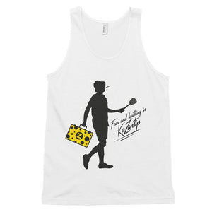 Fear And Loathing In Kazantip Unisex Tank Top-White-Rave Division