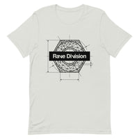 Industrial Techno Unisex T-Shirt-Silver-Rave Division