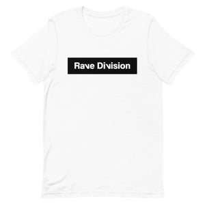 Rave Division Classic Black Unisex T-Shirt-White-Rave Division