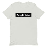 Rave Division Classic Black Unisex T-Shirt-Silver-Rave Division