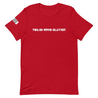 Tbilisi Raveolution Short-Sleeve Unisex T-Shirt-Red-Rave Division