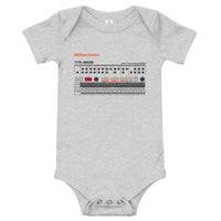 TR-909 Baby T-Shirt Onesie-Athletic Heather-Rave Division